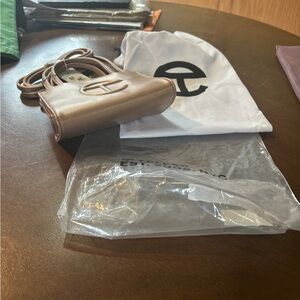 Telfar Crossbody Bag in Metallic Gold(authentic)